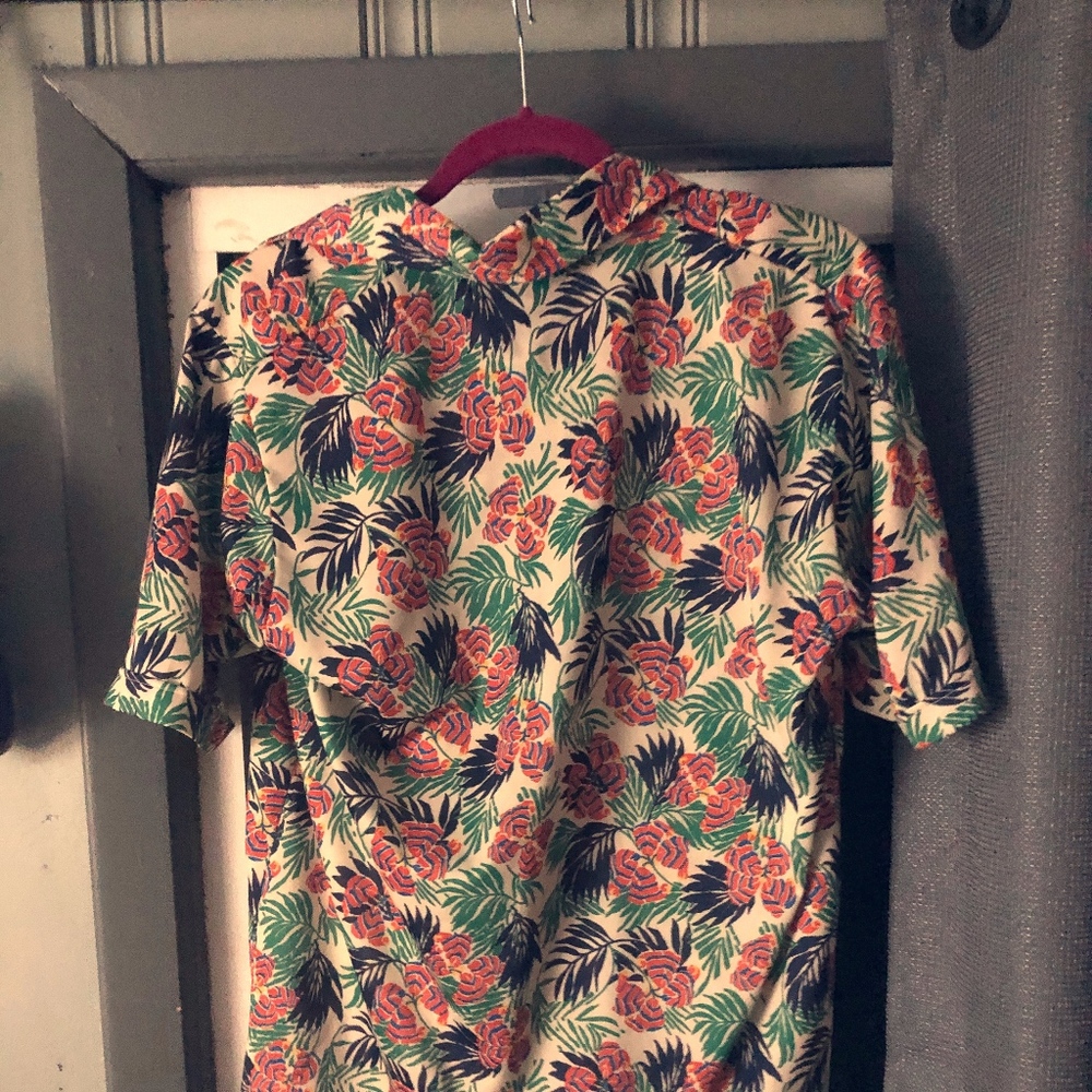 penguin Hawaiian shirt polyester